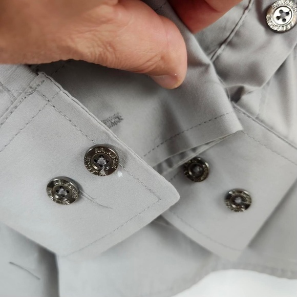 Ablanche New York Collection Large Grey Button Shirt Premium Quality - Picture 9 of 10